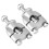 Motorcycle Handlebar Risers, Universal Motorcycle Handlebar Mount Kit with Adjustable Handlebar Position, Durable Handlebar Risers for Enhanced 3