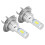 Λαμπτήρες H7LED για φωτισμό αυτοκινήτων, Plug and Play Λαμπτήρες H7LED με τσιπ CSP, Universal Fit, 2