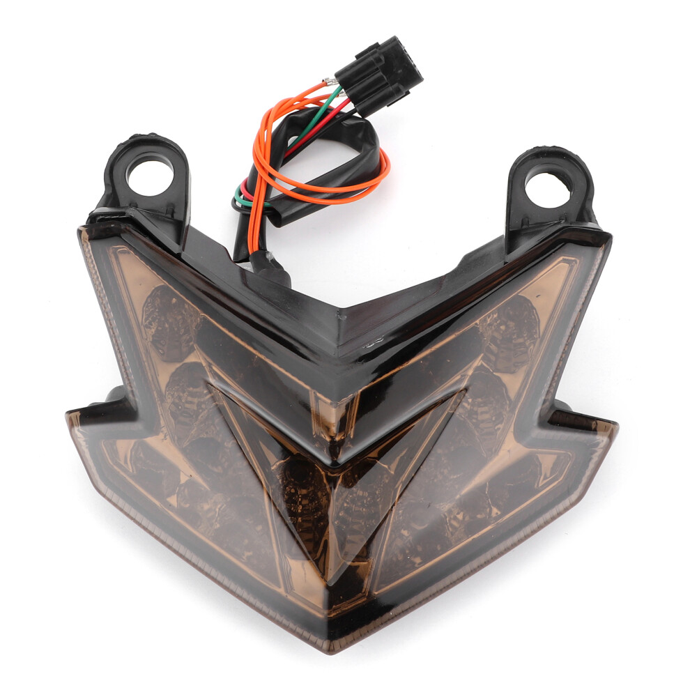 Enhanced Visibility Driving Safety With Smoke Led Taillights, Integrated Turn Signal Lamp Turn Signals For Kawasaki Z800 Z125 Zx-6R Ninja Amber 9176269131432