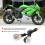 Φλας μοτοσικλέτας για μοντέλα Kawasaki, φλας εμπρός / πίσω με φλας και περίβλημα από 8