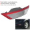 Συγκρότημα πίσω φώτων ομίχλης για Ford Focus MK2, Φακός PC υψηλής αντοχής με αδιάβροχο 7
