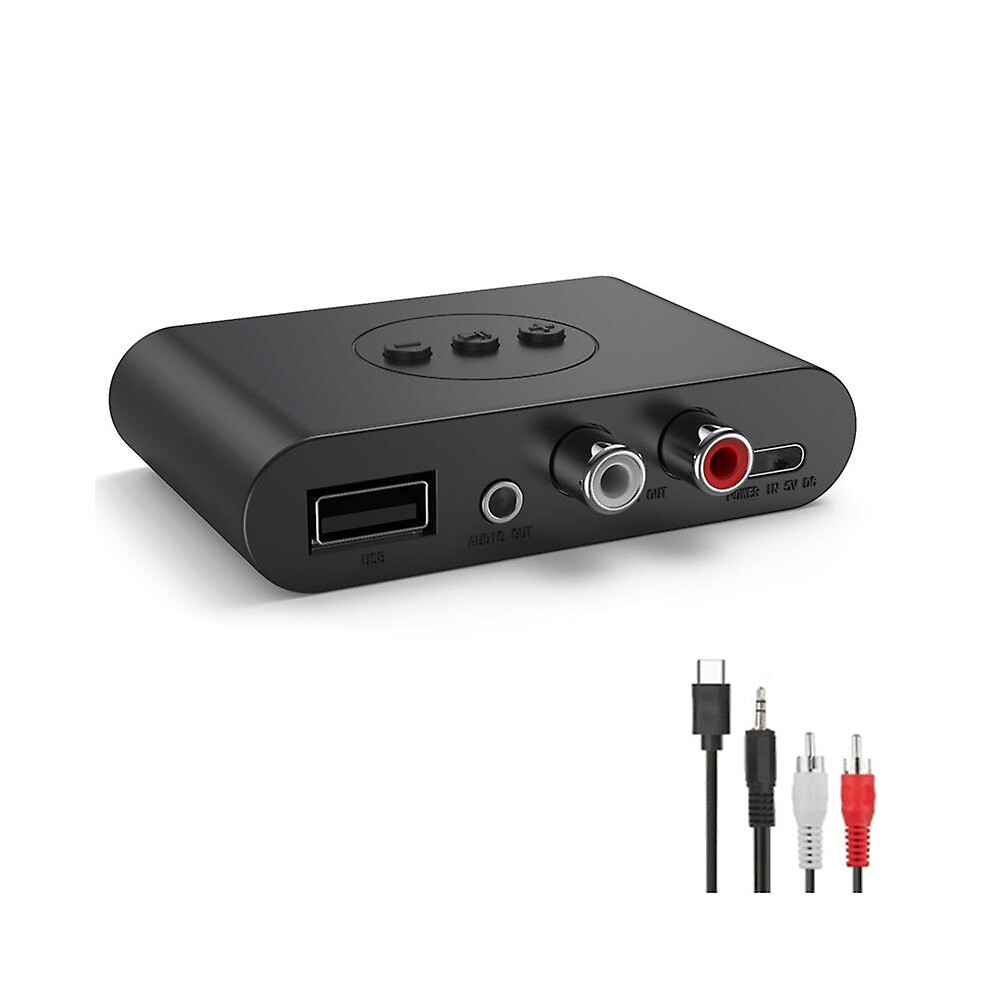 Wireless Audio Adapter, Bluetooth 5.3 Transmitter Receiver, Upgrade Your Audio Experience Everywhere, 3.5Mm Audio Interface For Seamless Connection, 9138057175721