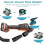 Vacuum Cleaner Filter Connector, Strong Compatibility Durable Pp Plastic Reducer Attachment for Efficient Wet Dry Pickup 2