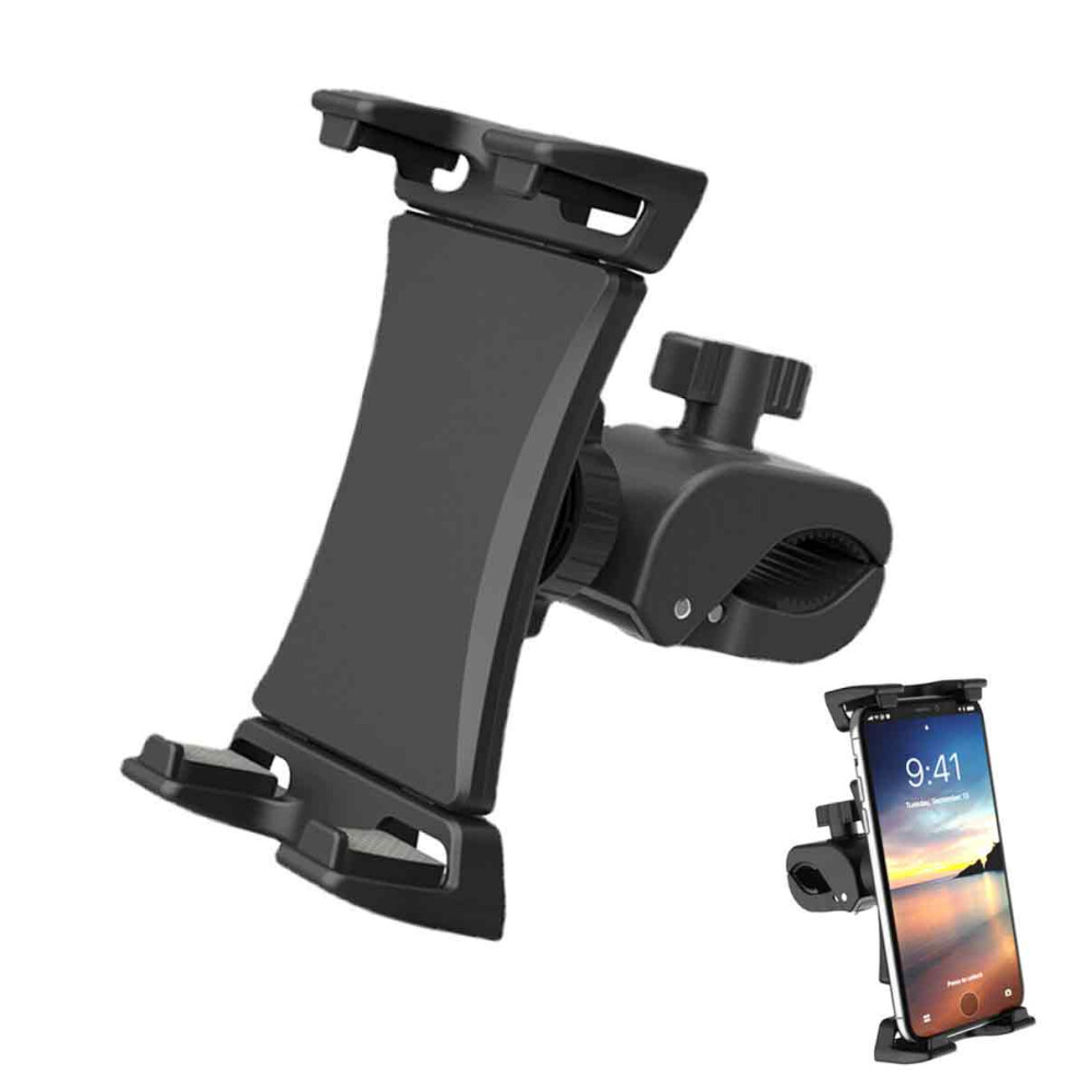 Gooseneck Exercise Bike Tablet Mount, Universal Clamp For Indoor Peloton Cycling, 360 Degree Rotation, Flexible Bendable Arm, Automotive Grade Raw 9138057178463