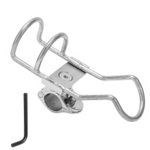 Suporte para vara de pesca, design compacto e ampla aplicabilidade, feito em metal de qualidade marítima, plástico reforçado com fibra de vidro
