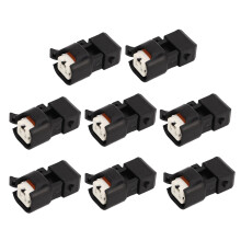 Adaptador de conector de inyector de combustible EV1 a EV6/EV14, utilice inyectores EV6 en el arnés EV1, sin cortar ni modificar el arnés