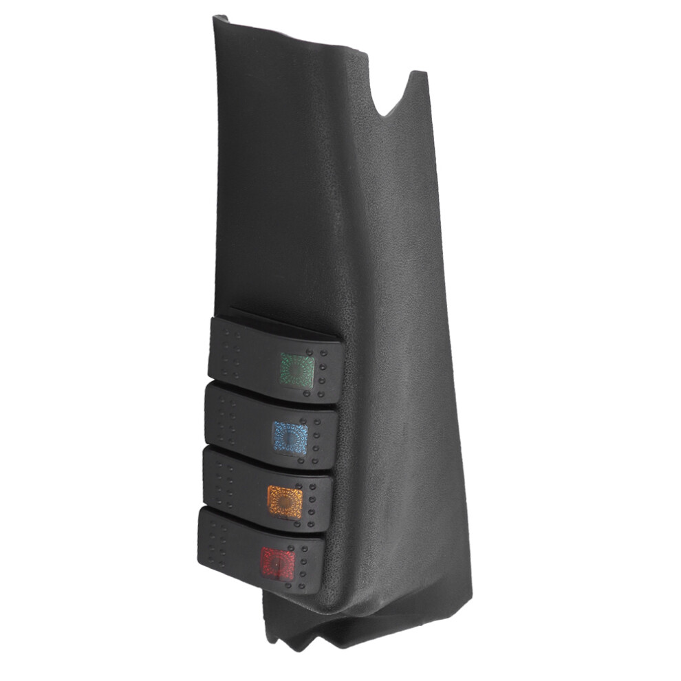 A-Pillar Switch Pod, Impact And Heat Resistant, Pre-Wired Toggle Switches For Clear Night Operation, Exquisite Workmanship, Convenient For Assembly 9138057201505