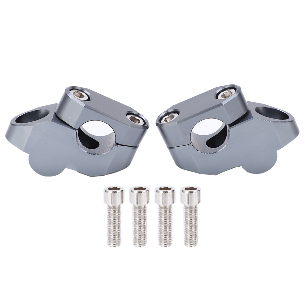 Motorcycle Accessory For Handlebar Upgrade, Cnc Aluminum Alloy Handlebar Riser With Anodized Finish, Weight Durable Support For Adjustable Light 9176269123277