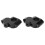 Motorcycle Handlebar Riser Clamp for 7/8" 22mm Handlebars, Universal Handlebar Riser with CNC Aluminum Alloy Construction, Anodized Surface Rustproof 4