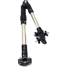 Suporte universal para equipamentos de mobilidade com suporte de tubo de aço inoxidável espesso e ângulo ajustável para proteção solar,