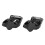 Motorcycle Handlebar Riser Clamp for 7/8" 22mm Handlebars, Universal Handlebar Riser with CNC Aluminum Alloy Construction, Anodized Surface Rustproof 7
