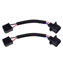 Fényszóró adapter csatlakozó 7 hüvelykes LED fényszóróhoz, H13 9008 dugasz és dugasz csatlakozó adapter hosszabbító kábelköteg,