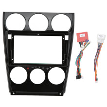 Lyd-fascia for 9-tommers 2Din bilstereoinstallasjon, bilstereo-dashbord for Mazda6 2004-2016 med innebygd Canbus-støtte, høy kvalitet