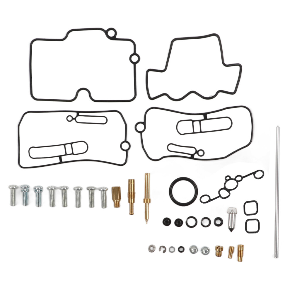 Carburetor Rebuild Kit For Atv Or Motorcycle Models With Multiple Carburetors, Necessary All O-Rings, Gaskets, Jets, Needle, Mixture Screw, Float 9138057200669