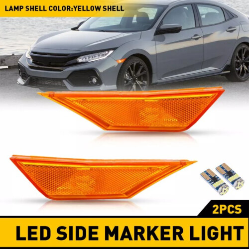 Φώτα πλευρικής σήμανσης για HONDA CIVIC 2016-2021, Αναβάθμιση φλας με τσιπ LED Switchback,