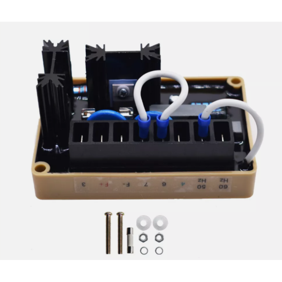 Automatic Voltage Regulator For Self-Excited Generator, Encapsulated Electronic Voltage Regulator With High-Quality Capacitors And Wide Operating 9138057182514