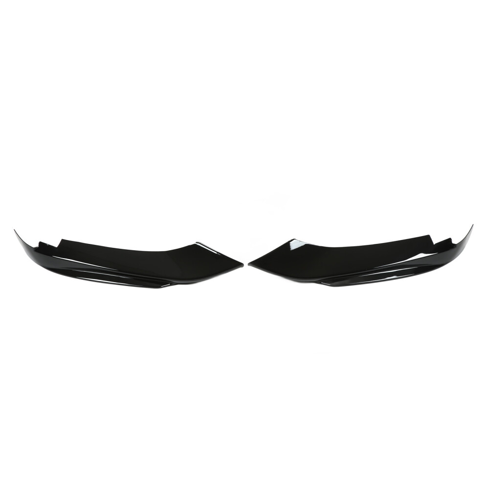 Splitter Spoiler For 4 Series F32 F33 F36 M Sport 2014-2020, Front Bumper Lip Glossy Replacement With Textured Design Appeal Enhances Vehicle Black 9176269118228