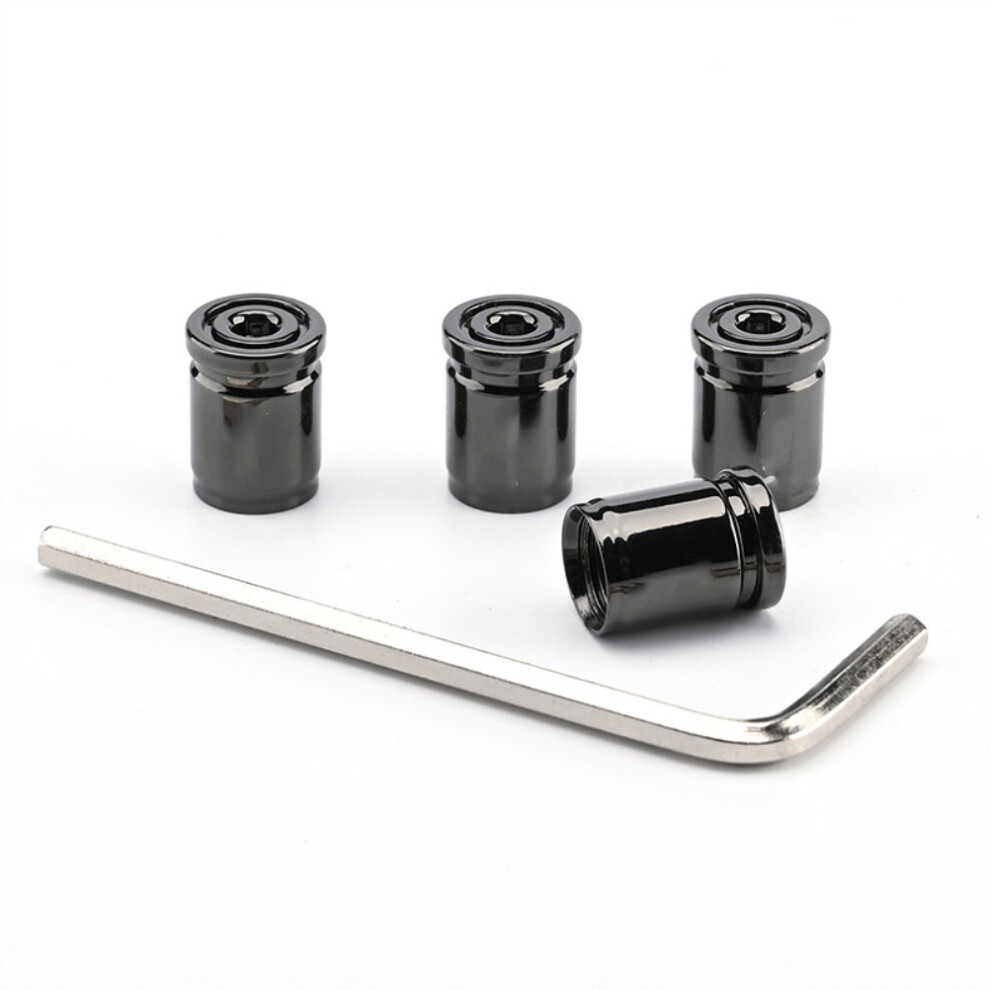 Valve Stem Caps For Cars, Dustproof Tire Valve Stem Covers Universal Anti-Theft Design With Rubber Seal, Waterproof And Dustproof Zinc Alloy Tire 9138057198249