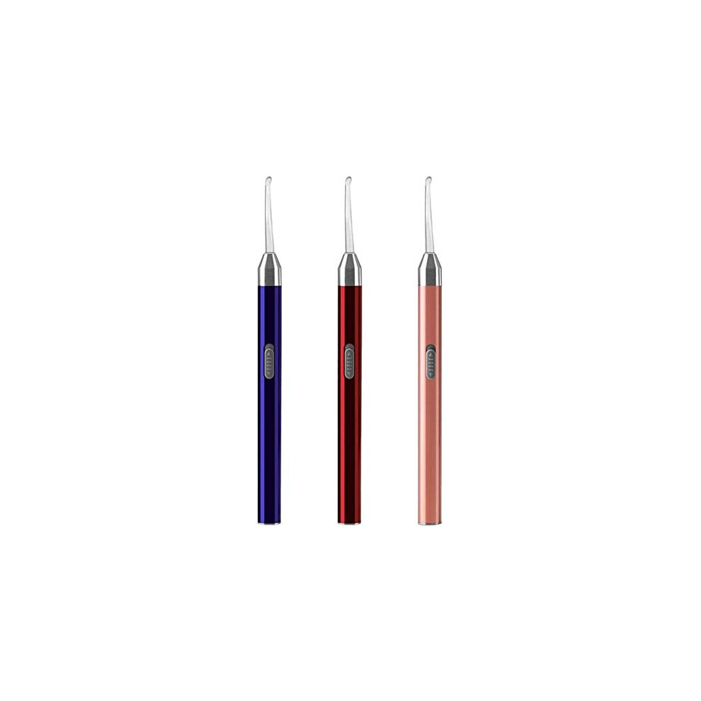 Light Ear Wax Removal Tool With Led Usb Rechargeable Stainless Steel Ear Pick Kit