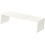 Spice Rack Cabinet Organizer with Solid Dish Storage Shelf for Kitchen Bathroom Countertop White 3