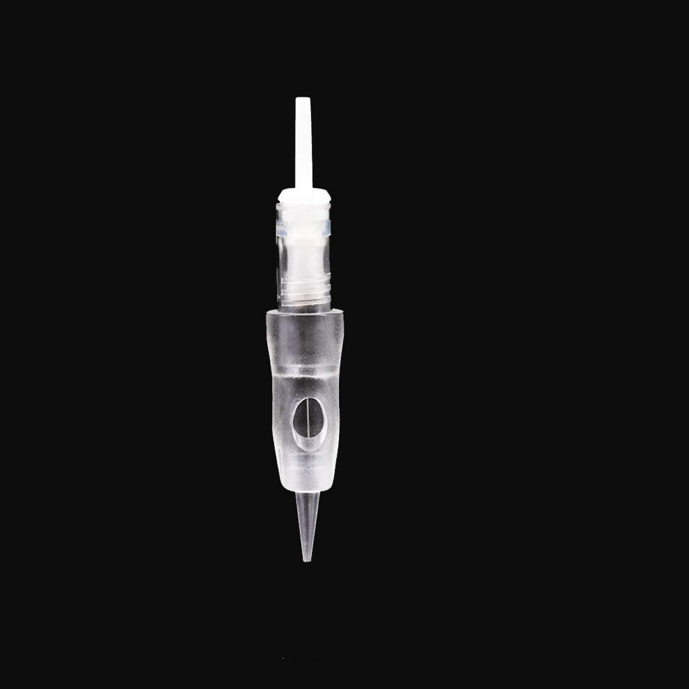 10PCS 1RL 0.35mm Permanent Makeup Needle Cartridges with Safety Membrane NoBackflow Design