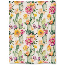 Coperta a tema cactus, morbida e leggera coperta in flanella per adulti e bambini, calda e soffice coperta da divano per viaggi, casa e letto 6050