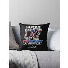 Federe decorative per cuscini con la firma di Rod Gilbert, stile vintage retrò anni '80/'90, perfette come regalo per gli amanti dell'hockey su