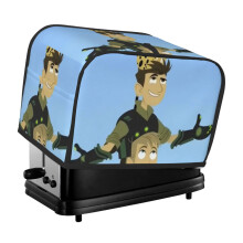 Wild Kratts Toaster Cover 2 Slice, Bread Dust Cover & Fingerprint Protection-Polyester, Kitchen Small Appliance Covers
