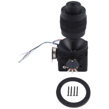 4-osiowy potencjometr joysticka z przyciskiem do kontrolera -D400A- 5K4D z przewodem do zastosowań przemysłowych