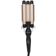 32mm Three Barrel Curling Iron Hair Waver with Fast Heat Up and Adjustable Temperature