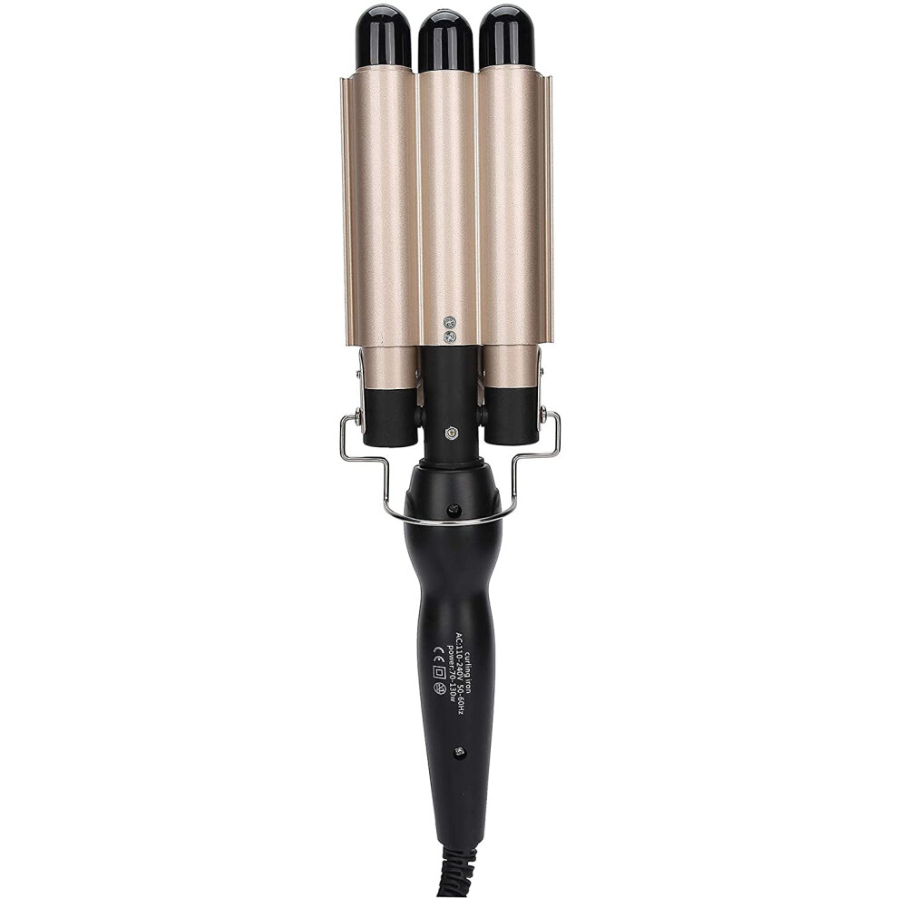 32mm Three Barrel Curling Iron Hair Waver with Fast Heat Up and Adjustable Temperature