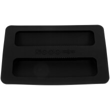 Gongxipen 2 Slice Silicone Toaster Cover Bread Toaster Dust Cover Black