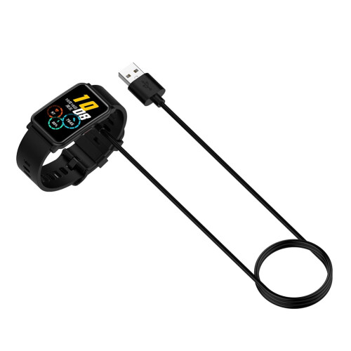 Καλώδιο φόρτισης USB jixopn 1m για Honor Bracelet6-7/Watch ES (Μαύρο με τσιπ) 1