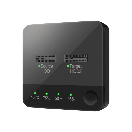 M.2 SATA Dual Bay SSD Enclosure External Hard Disk Docking Station 2