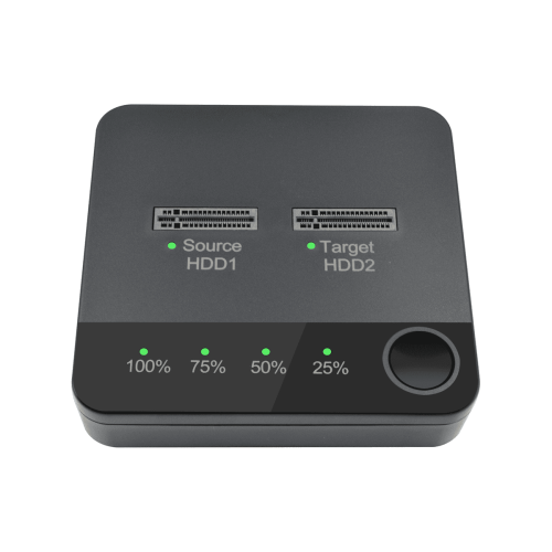 M.2 SATA Dual Bay SSD Enclosure External Hard Disk Docking Station 1