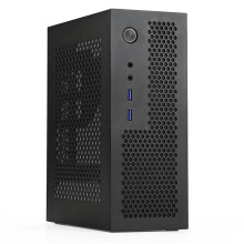 A09 HTPC Computer Case Mini ITX Gaming PC Chassis Desktop Chassis USB3.0 Computer Case Home Computer Case Black