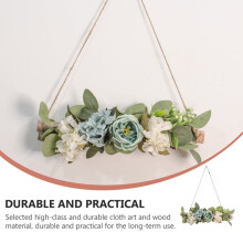 WJSXC Decoração com Flores Artificiais, Guirlanda Decorativa de Parede, Estilo B