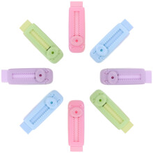 8 Pcs Retractable Eraser Portable Slideshow Erasers for Pencils Exam Multi-use Student Pupils