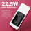 JunYeShi 10000mAh μαγνητικό ασύρματο power bank γρήγορης φόρτισης PD22.5W, συμπαγές, εξαιρετικά 7
