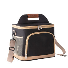 Borsa termica 2 in 1 per pranzo, per uomo/donna, zaino refrigerante riutilizzabile a doppio strato con spallacci regolabili, a prova di perdite, 12