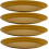 Bandeja oval de plástico dourado de 14x21 polegadas - Ideal para eventos e uso casual (1 unidade) 4