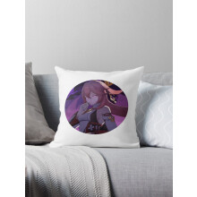 AIVO Yae Miko Burst Fanart Genshin Impact Copertine per cuscini decorativi, copricuscini per divano a due lati