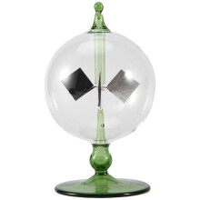 IMCBSTT Grünes Solarenergie-Radiometer, Crookes Solarenergie-Flügel, Windmühlen-Geschenk, Heim-Schreibtischdekoration