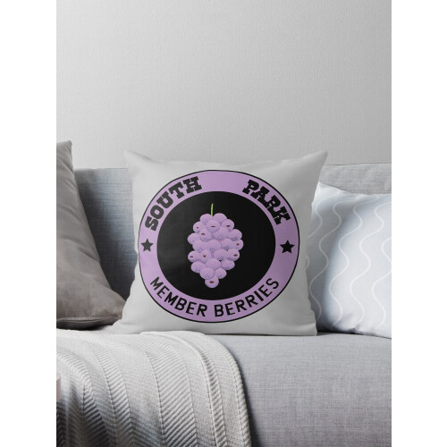 Capa de almofada decorativa South Park Member Berries, tamanho 40x40cm (16x16 polegadas), dupla face.