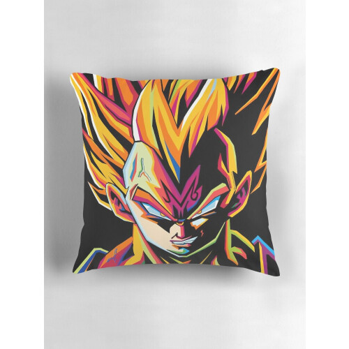 AIVO Dragon Ball Majin Vegeta Throw Μαξιλαροθήκες Θήκες Μαξιλαροθήκης Θήκη Καναπέ Ίντσες Δύο 2