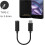 Προσαρμογέας υποδοχής ακουστικών USB-C σε 3,5 χιλ. για συμβατότητα με Samsung Galaxy A54 5G, 3
