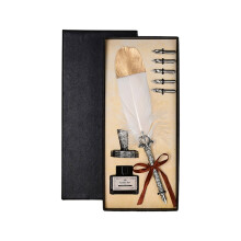 Caneta de pena delicada JZROCGER para escrita e caligrafia, ideal para presente de aniversário.