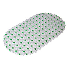 Feiona Transparante Antislip PVC Badmat met Zuignappen Badkamerveiligheid Douche Badmat met Zuignappen Badmat