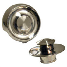 Bonde de baignoire Danco10547EZ avec couvercle de trop-plein, finition nickel brossé