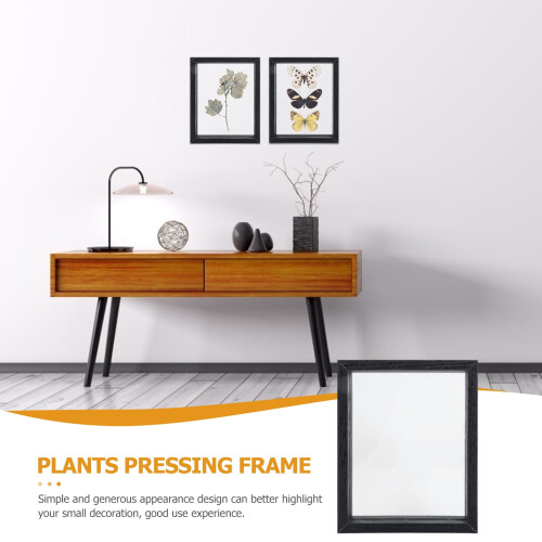 Guangmc Rustic Shadow Box Frame 8in Display Photo Keepsake Box 1